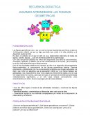 SECUENCIA DIDÁCTICA: JUGANDO APRENDEMOS LAS FIGURAS GEOMÉTRICAS