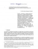 La Problemática Del Riesgo En Los Proyectos De Infraestructura