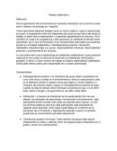 Trabajo colaborativo. Características