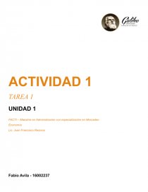 Tarea 1 - Economia. Página 1