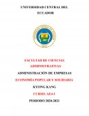 ADMINISTRACIÓN DE EMPRESAS. ECONOMÍA POPULAR Y SOLIDARIA