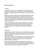 MAX SCHELLER VALORES