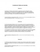 Constitución Política de Colombia