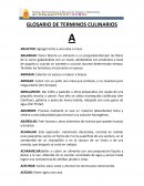 GUÍA DE TERMINOLOGIA CULINARIA