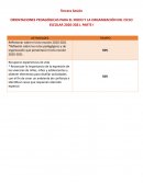 ORIENTACIONES PEDAGÓGICAS PARA EL INICIO Y LA ORGANIZACIÓN DEL CICLO ESCOLAR 2020-2021