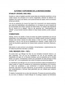 AUTORES Y EXPONENTES DE LA MICROECONOMIA