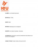 Propuesta por escrito del planteamiento del problema de un protocolo de investigación
