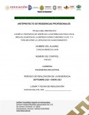 Anteproyecto de residencias profesionales: Propuesta de diseño de distribución física en almacén