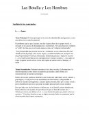 Las Botellas y los Hombres. Análisis Literario