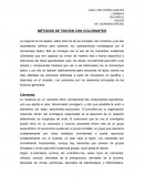 MÉTODOS DE TINCIÓN CON COLORANTES