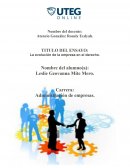 La evolución de la empresa en el derecho