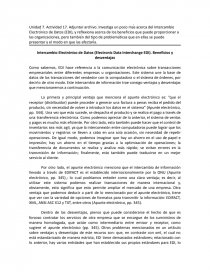 Intercambio de Datos Electrónicos. Página 1