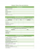 Historia Clínica Área de Nutrición