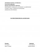 FACTORES PROMOTORES DE LAS NEOPLASIAS