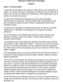 Resumen de Historia de Psicologia