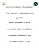 Ensayo de interpretación de planos
