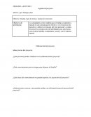 Agenda de proyecto Valores: para trabajar junto