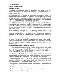 MEDIOS PROBATORIOS. GENERALIDADES. Página 1