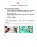 PROCESO DE GESTIÓN DE FORMACIÓN PROFESIONAL INTEGRAL GUÍA DE APRENDIZAJE No. 10 IMPUESTOS