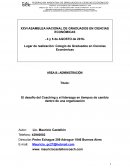El desafío del Coaching y el liderazgo en tiempos de cambio dentro de una organización