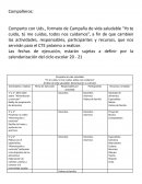 CRONOGRAMA VIDA SALUDABLE