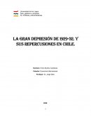 La Gran Depresion de 1929- 1932 y su impacto en Chile
