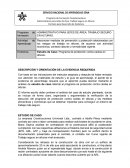 DESCRIPCIÓN Y ORIENTACIÓN DE LA EVIDENCIA REQUERIDA