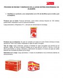 RECIBO Y DESPACHO DE LECHE ALQUERIA