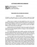 TRABAJEMOS CON LOS DERECHOS HUMANOS
