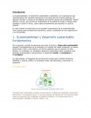 La sustentabilidad y el desarrollo sustentable o sostenible