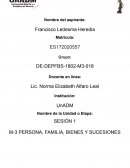 PERSONA, FAMILIA, BIENES Y SUCESIONES