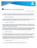 El administrador y sus funciones gerenciales