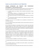 CASO LA APLICACIÓN DE LOS TRIBUTOS