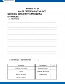 CALOR ESPECIFICO DE SOLIDOS