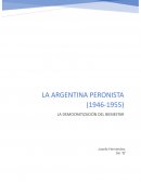 DEMOCRATIZACION DEL BIENESTAR. PERONISMO