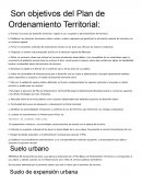 Plan de Ordenamiento Territorial