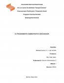 Ensayo: El Procedimiento Administrativo Sancionador