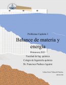 Problemas propuestos del Capítulo 3 del libro de Felder