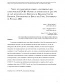Articulo sobre la enfermedad del COVID 19