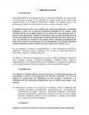 Identificar y disminuir errores en el proceso de aprendizaje de los estudiantes