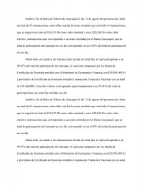 BOLSA DE VALORES. Página 1