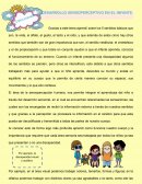 DESARROLLO SENSOPERCEPTIVO EN EL INFANTE