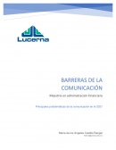Barreras de la comunicación 2021