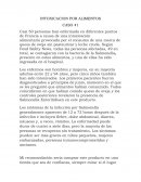 INTOXICACION POR ALIMENTOS