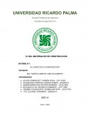 INFORME N°1: EL ACERO EN LA CONSTRUCCION