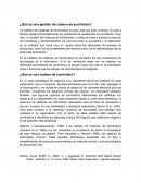 ¿Qué es una gestión de cadena de suministro?