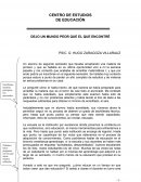 CENTRO DE ESTUDIOS DE EDUCACIÓN