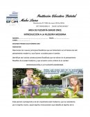 INTRODUCCIÓN A LA FILOSOFÍA MODERNA