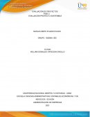 Evaluación proyecto sostenible