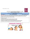 PLANIFICACIÓN: TALLER DE ESTIMULACIÓN TEMPRANA DE 6 A 12 MESES